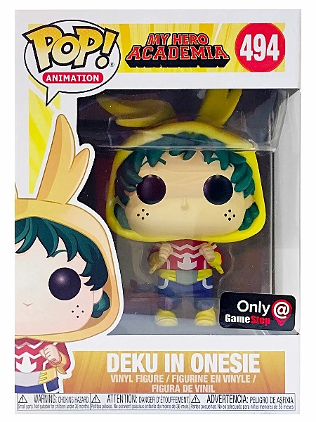 deku in onesie pop gamestop
